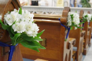 A Happily Ever After Floral, Immaculate Conception Catholic Church Jacksonville, Wedding Flowers Jacksonville, Catholic Church Ceremony