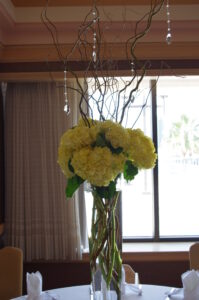 A Happily Ever After Floral, Hyatt Riverfront, Wedding Flowers Jacksonville, Florida, Yellow Wedding Flowers