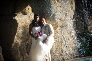 A Happily Ever After Floral, Jacksonville Beach Wedding, Purple Wedding Flowers, Beach Wedding