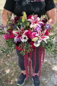 Jewel Tone Bridal Bouquet, Bouquet Flowers, Jacksonville Wedding Flowers, A Happily Ever After Floral